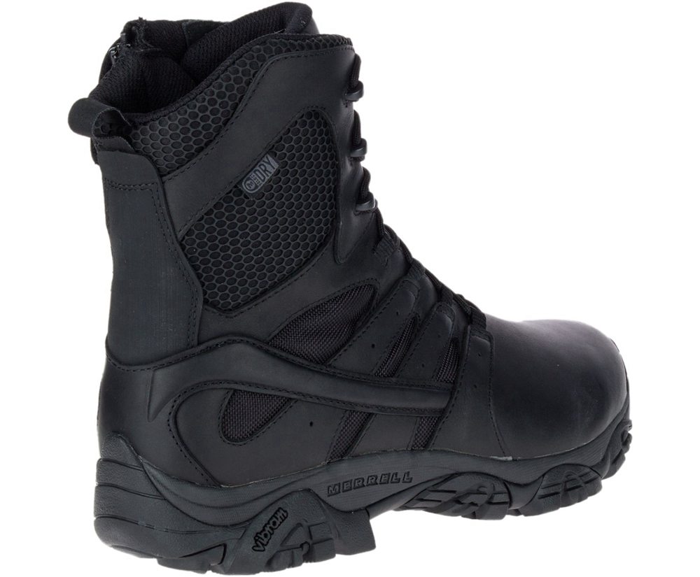 Botas Mujer - Merrell Moab 2 8\" Tactical Response Waterproof - Negras - UXYR-58207